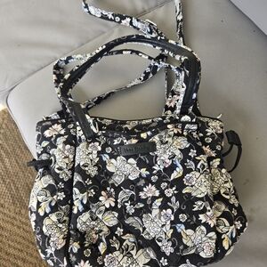 Vera Bradley Black Floral Women's Bag